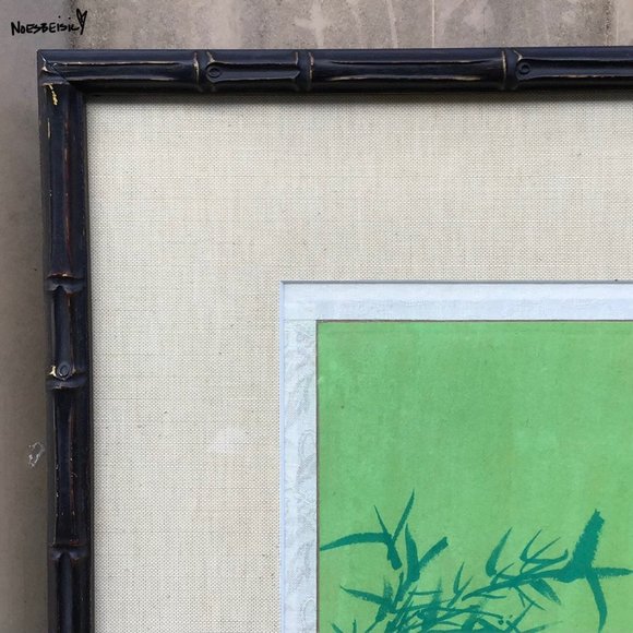 🚫SOLD•E🅱️🅰️Y🚫 Vintage Silk Painting By Zhan Yian - Picture 8 of 11